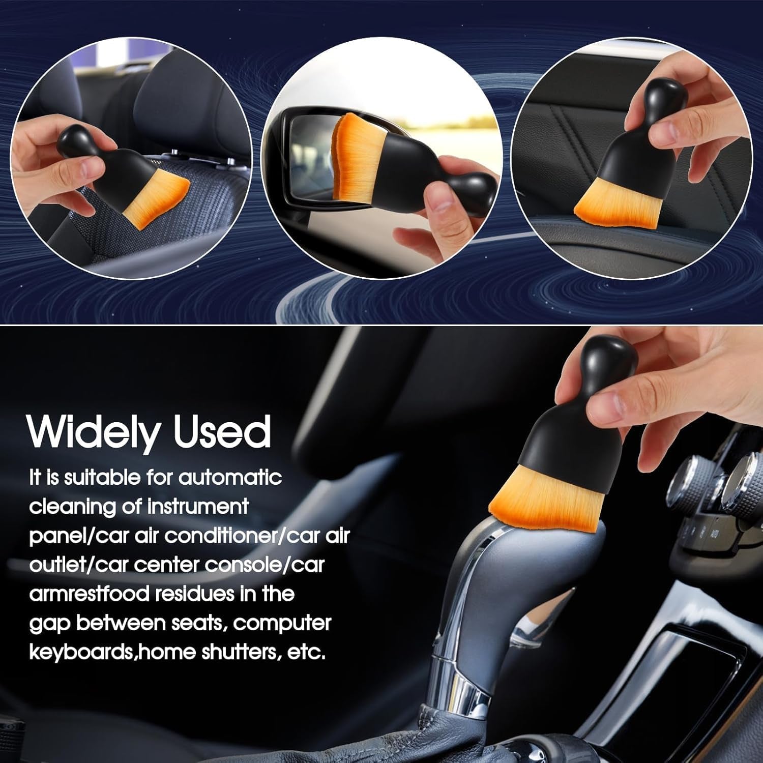 Detail Duo - Cleaning Gel + 5 Piece Detailing Brush Set
