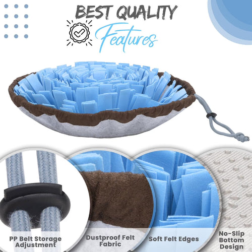 Adjustable Snuffle Mat — Doberman-Tested Enrichment for High-Energy Dogs