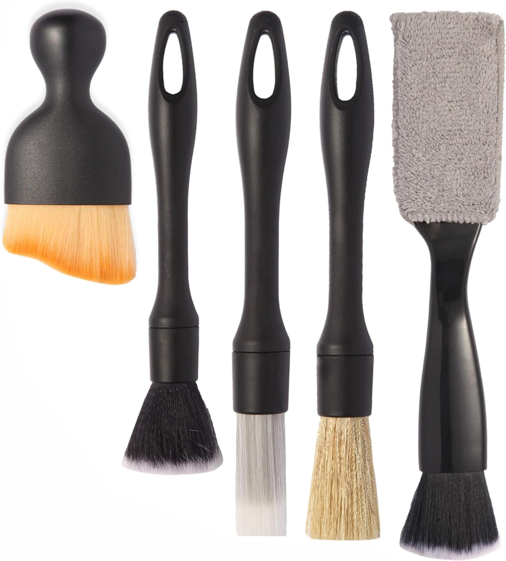 Detail Duo - Cleaning Gel + 5 Piece Detailing Brush Set