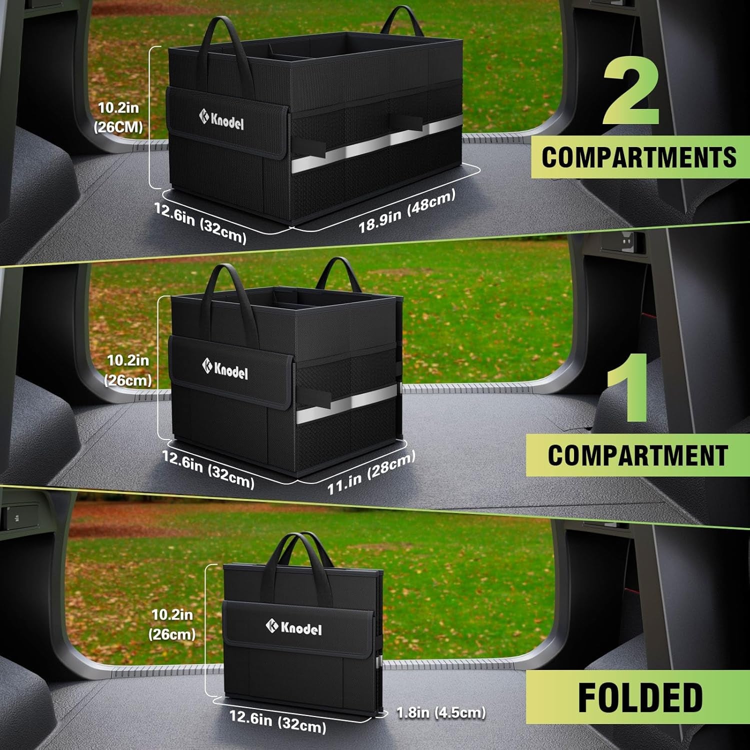 TrunkKit Pro - Collapsible trunk Organizer with Lid